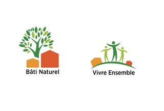 logos bâti naturel vivre ensemble