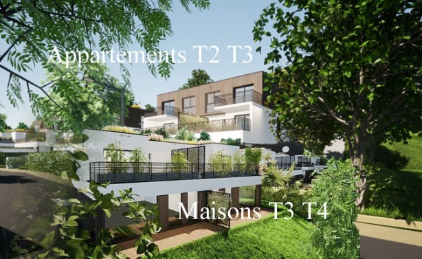 Appartements neufs et Maisons neuves Programme Immobilier Landerneau Ecoquartier
