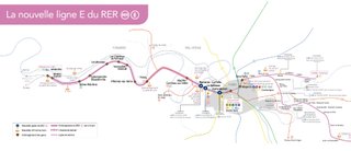 Tracé RER E à Villennes-sur-Seine