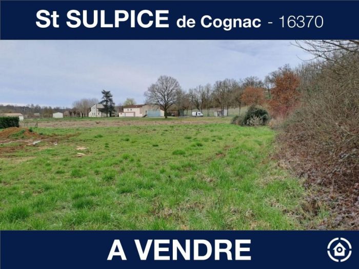 Terrain constructible à vendre, 1190 m² - Saint-Sulpice-de-Cognac 16370