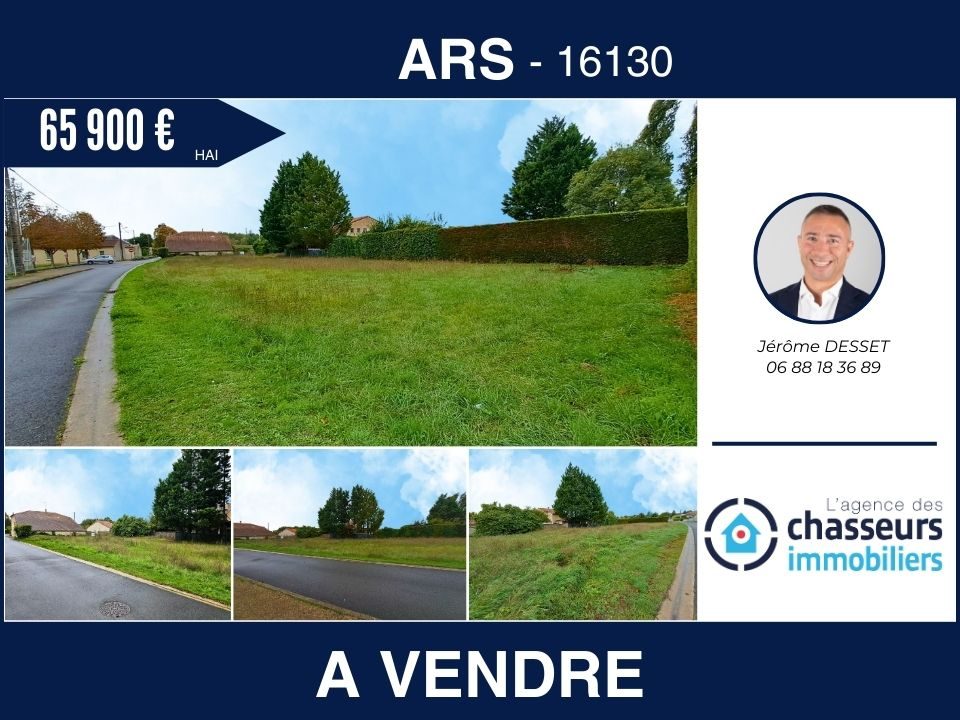 Vente Terrain ARS 16130 Charente FRANCE