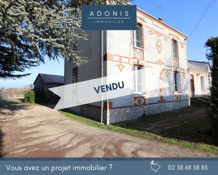 Maison ancienne à vendre, 7 pièces - ouzouer le marché 41240