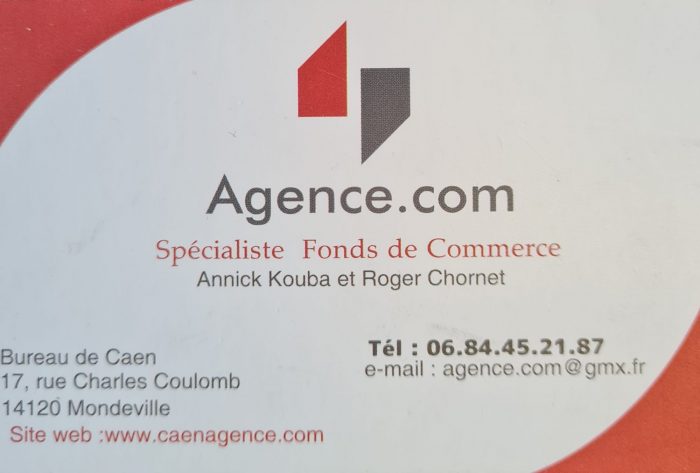 Vente Commerce CAHAGNES 14240 Calvados FRANCE