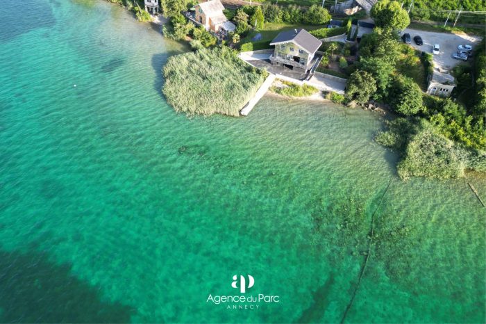 Photo Villa pied dans l'eau ponton et plage privée - Lac du Bourget image 27/29