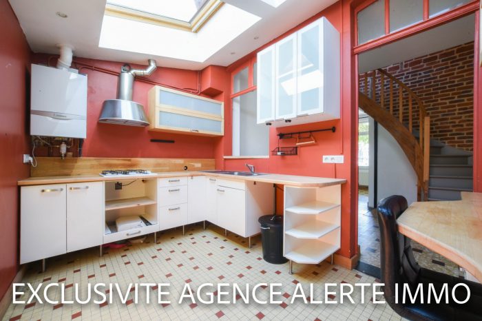 Maison mitoyenne 2 côtés à vendre, 2 pièces - Lille 59000