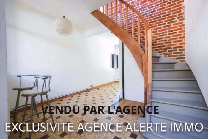 Maison mitoyenne 2 côtés à vendre, 2 pièces - Lille 59000