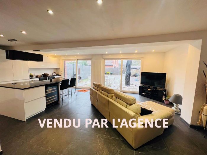 Maison mitoyenne 1 côté à vendre, 4 pièces - Toufflers 59390