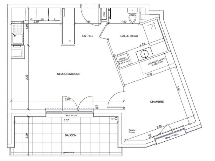 Appartement à vendre, 2 pièces - Ensisheim 68190