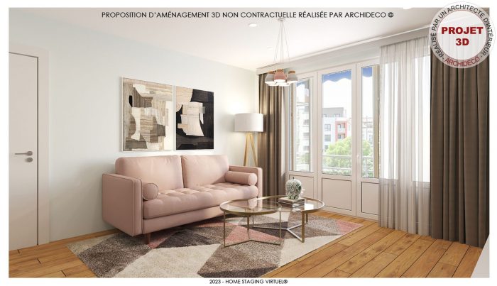 Appartement à vendre, 3 pièces - Villeurbanne 69100