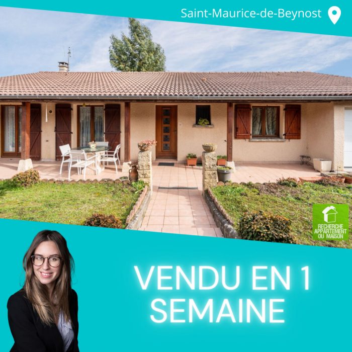 Maison à vendre, 4 pièces - Saint-Maurice-de-Beynost 01700