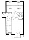  67 m²  Appartement 3 pièces