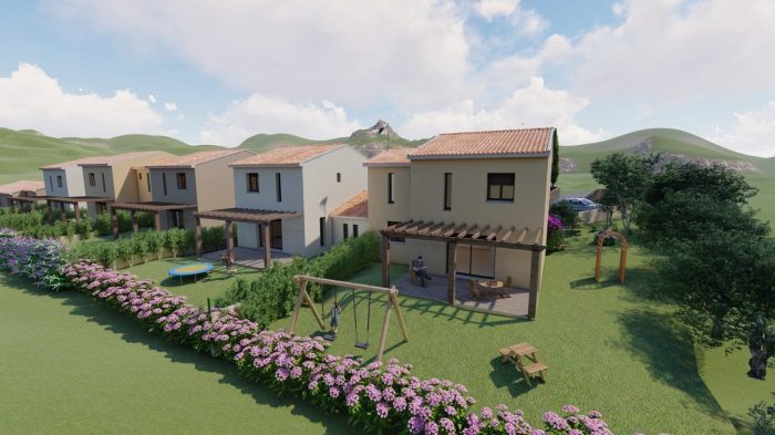 Photo Villa T4 mitoyenne neuve de 102m² avec jardin et garage au cœur de la plaine d'Oletta image 4/6
