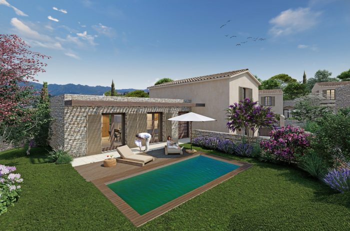Photo Villa T3 + mini villa d'invité de standing avec piscine et jardin à Saint-Florent image 5/7