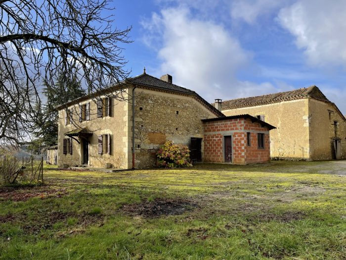 Gascon House with Beautiful Views and Outbuildings
