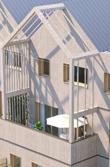 Superbe T5 duplex dernier étage avec terrasse sud ouest / Parc de la Briantais