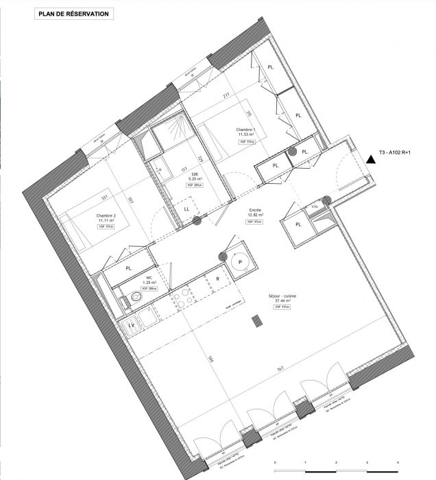 Apartment for sale, 3 rooms - Saint-Malo 35400