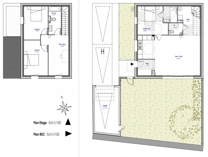 Maison contemporaine à vendre, 5 pièces - Larmor-Baden 56870