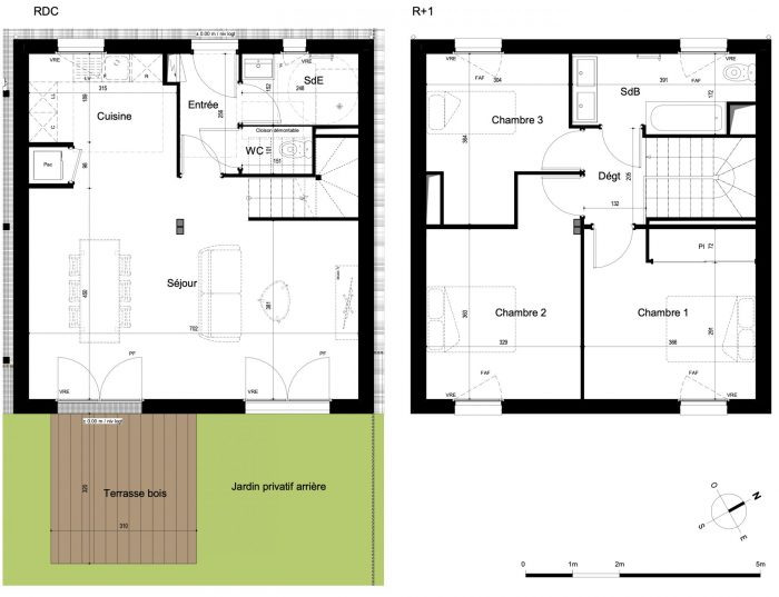 Maison contemporaine à vendre, 4 pièces - Cherbourg-en-Cotentin 50100