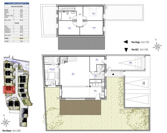 Maison contemporaine à vendre, 5 pièces - Larmor-Baden 56870