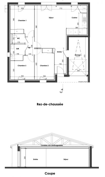 Maison traditionnelle à vendre, 4 pièces - Notre-Dame-de-Monts 85690