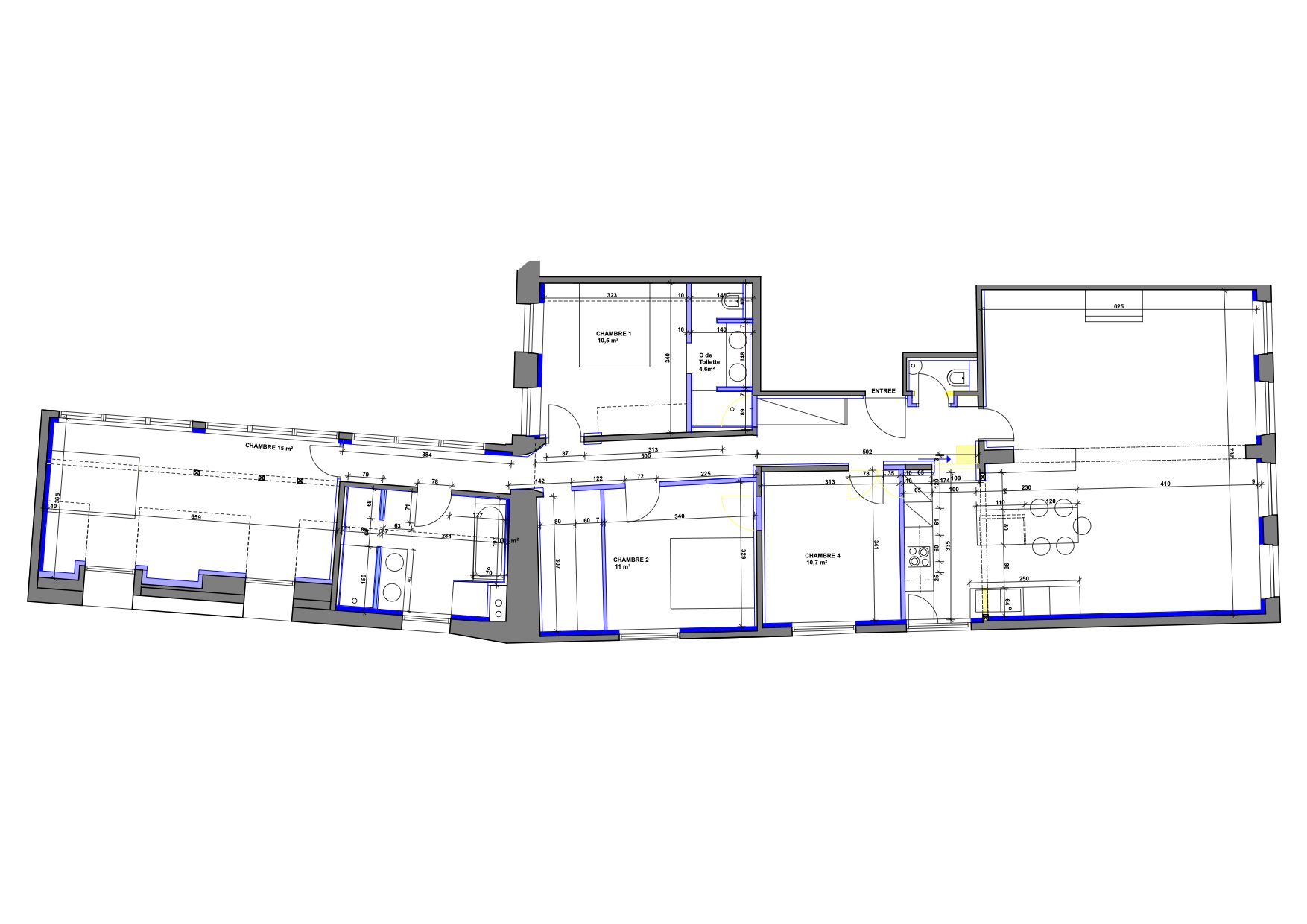 5 pièces d’exception face à la mairie - location appartement Strasbourg - Bintz Immobilier - 5