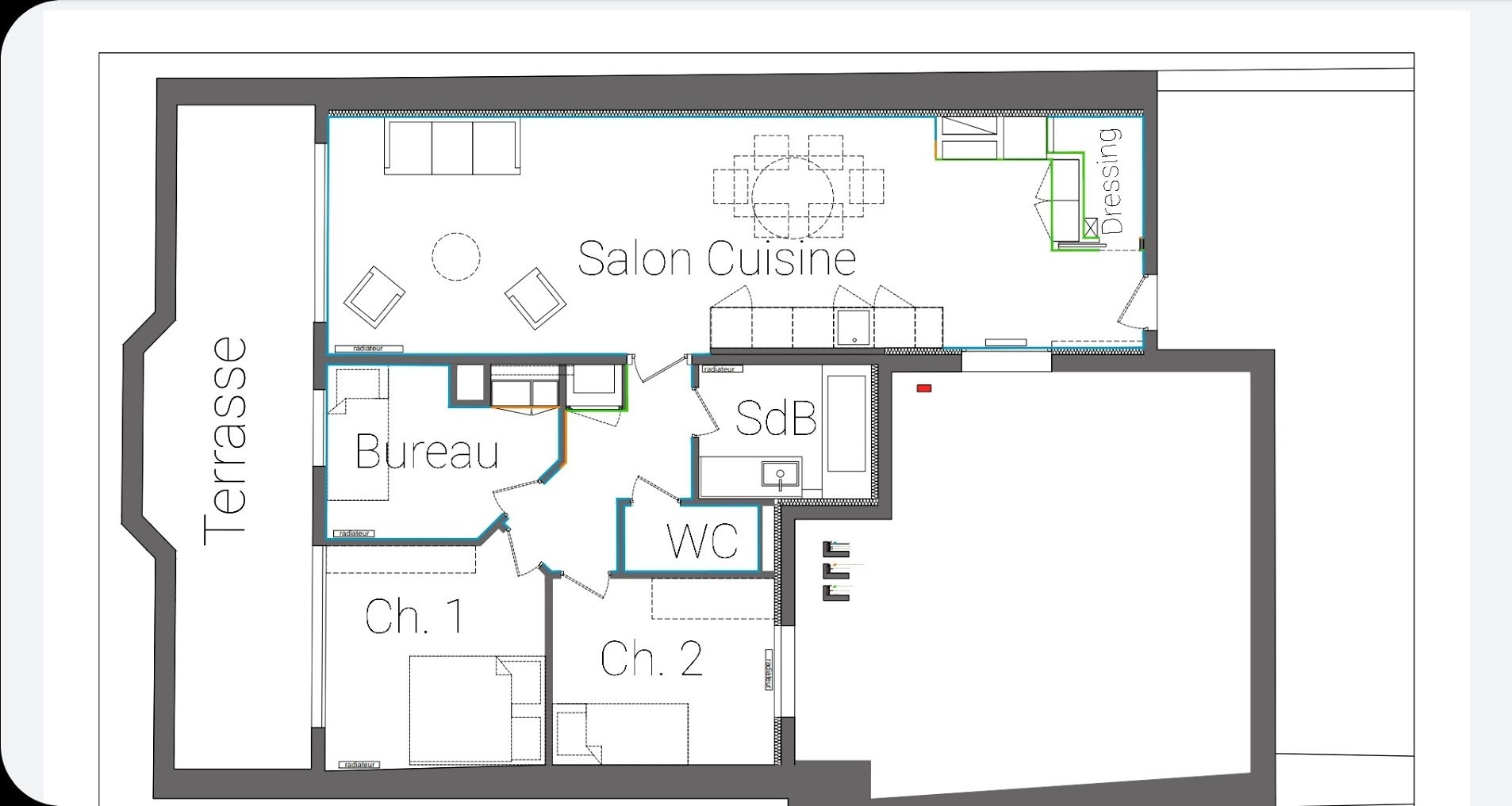 4 PIECE MEUBLE HYPERCENTRE - location appartement Strasbourg - Bintz Immobilier - 3