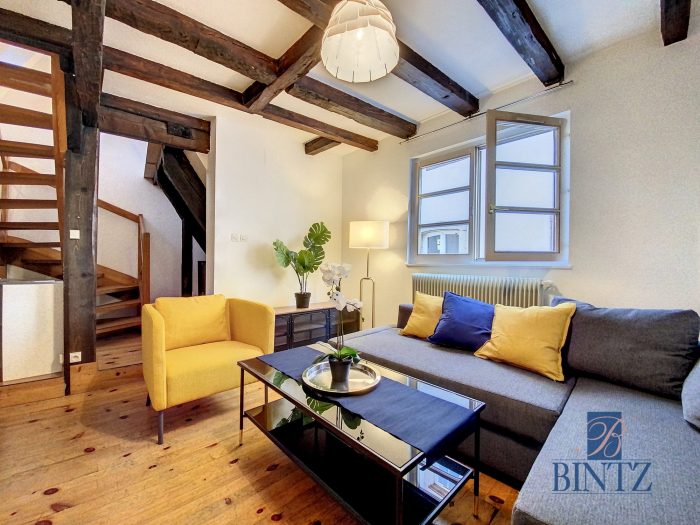 DUPLEX AUX PIEDS DE LA CATHEDRALE - location appartement Strasbourg - Bintz Immobilier