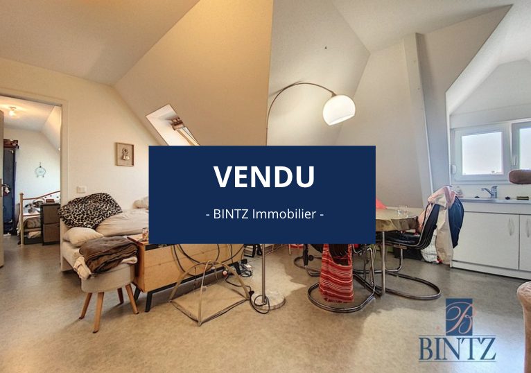 2 PIÈCES AVEC PARKING SCHILTIGHEIM - vente immobilière - Bintz Immobilier - 1