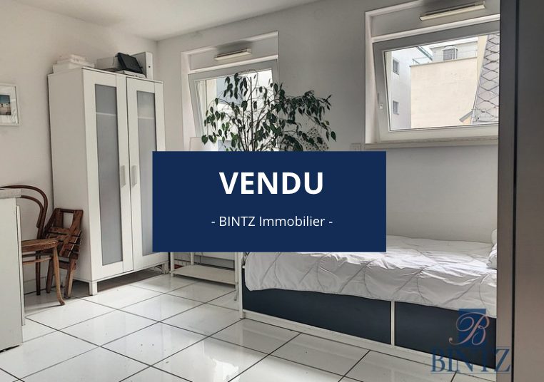 STUDIO QUARTIER TRIBUNAL - achat appartement Strasbourg - Bintz Immobilier - 1