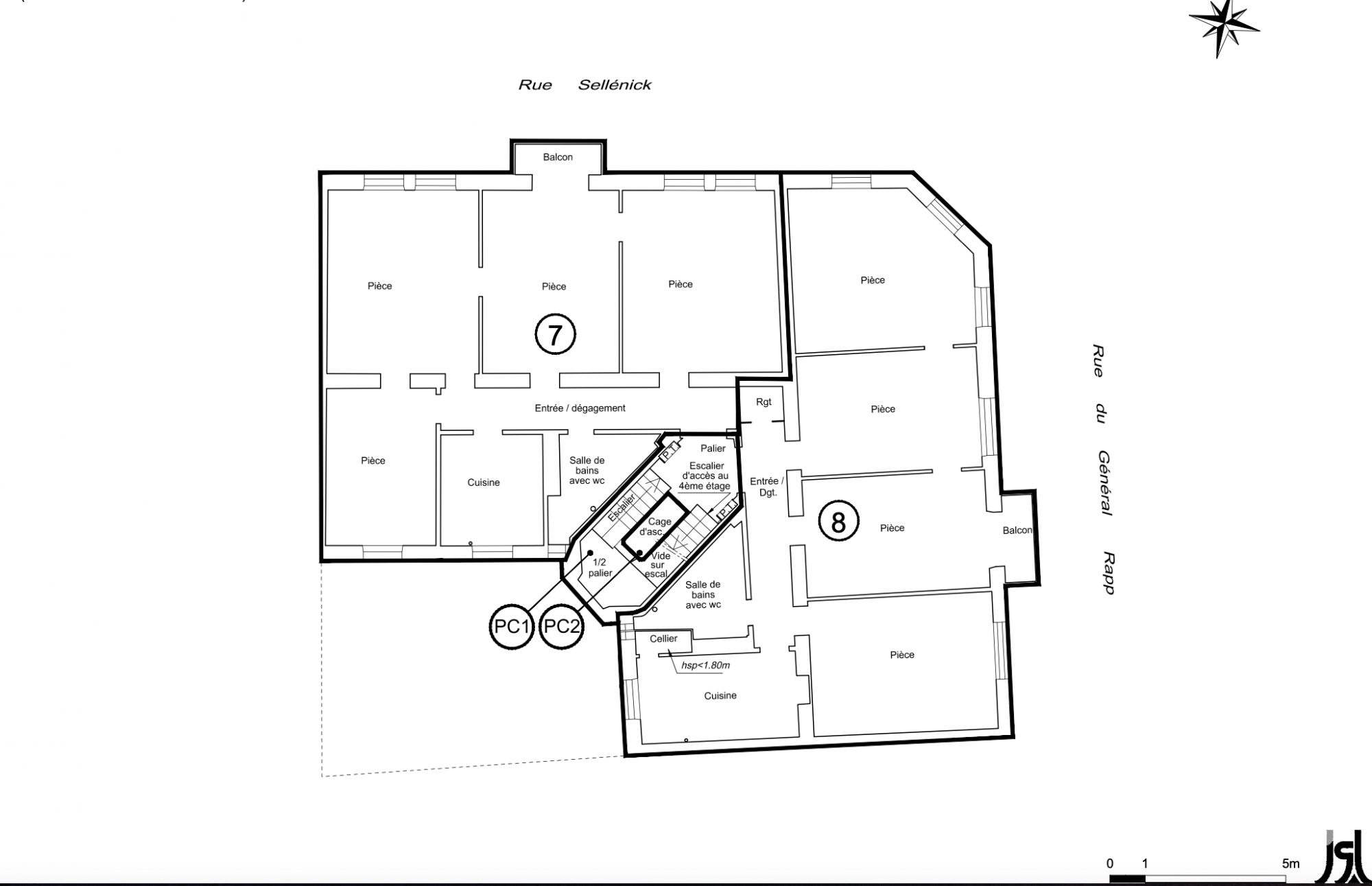 4 pièces à rénover NEUSTADT - achat appartement Strasbourg - Bintz Immobilier - 5