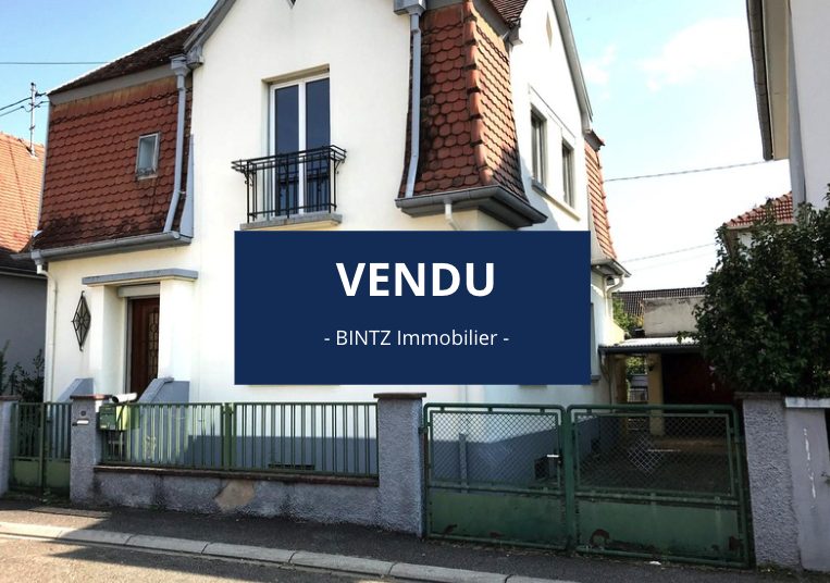 Maison années 30 à rénover - vente immobilière - Bintz Immobilier - 1