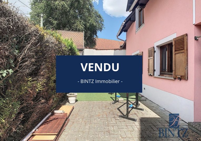 Pour investisseur : maison 2 pièces louée, avec garage fermé - vente immobilière - Bintz Immobilier - 1