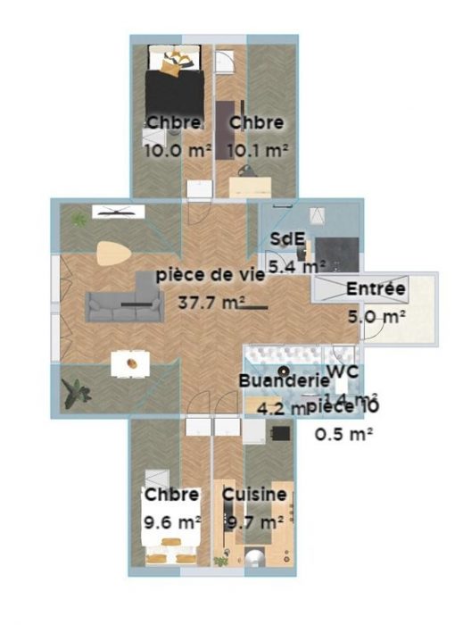Vente Appartement BRIIS-SOUS-FORGES 91640 Essonne FRANCE
