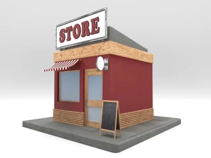 Kiosque - Alimentation et boutique dans galerie marchande
