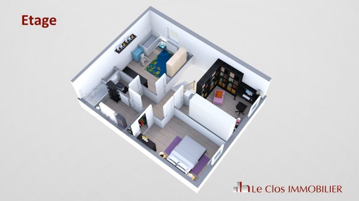 Photo Appartement Duplex 84 m² - 3 chambres - cellier - terrasse et place de parking - image 7/17