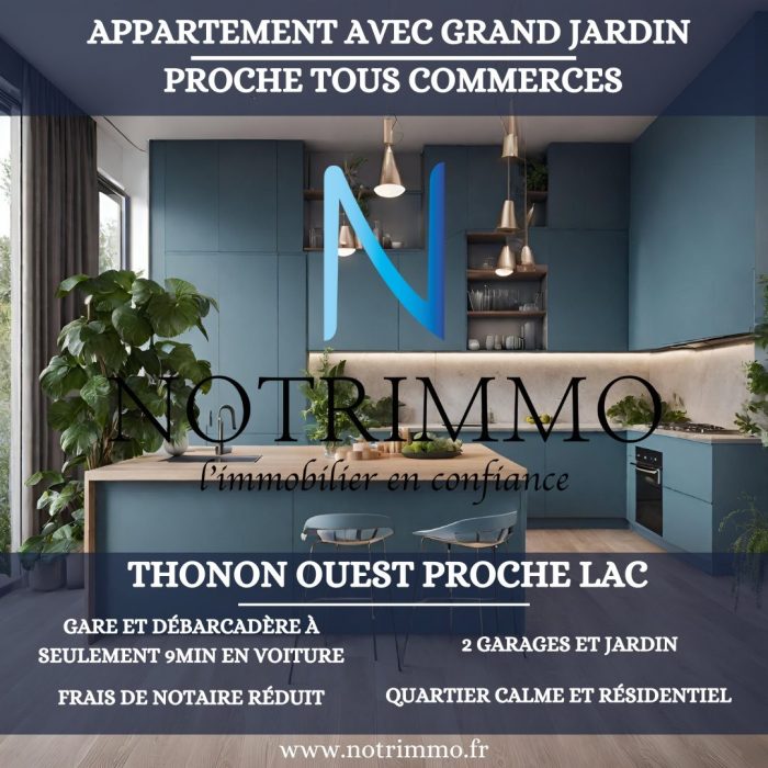 Appartement à vendre, 5 pièces - Thonon-les-Bains 74200