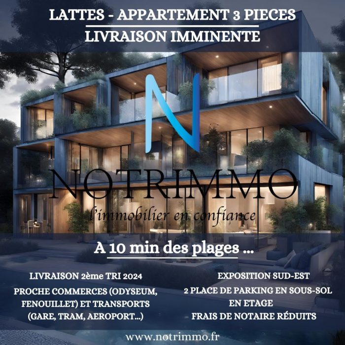 Vente Appartement LATTES 34970 Herault FRANCE