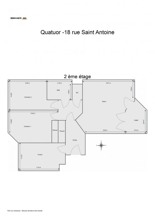 Photo Appartement T3 de 67m² avec box - Rue Saint-Antoine - Lyon 3 image 12/12