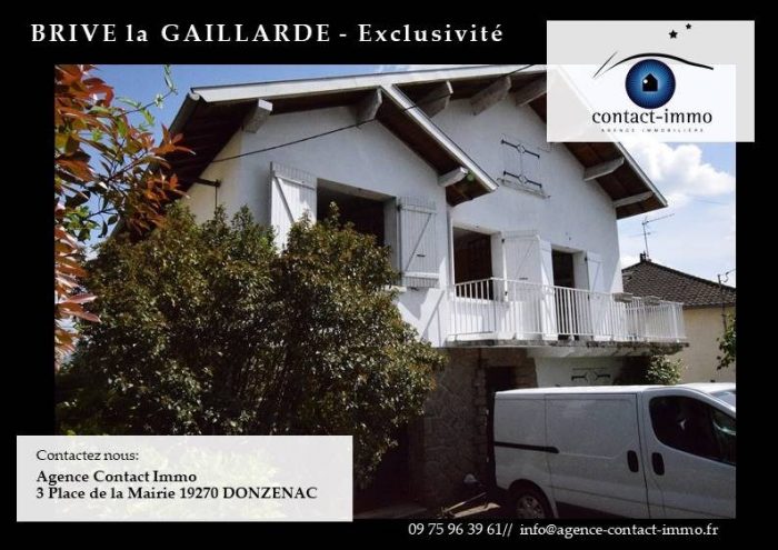 Maison à vendre, 5 pièces - Brive-la-Gaillarde 19100