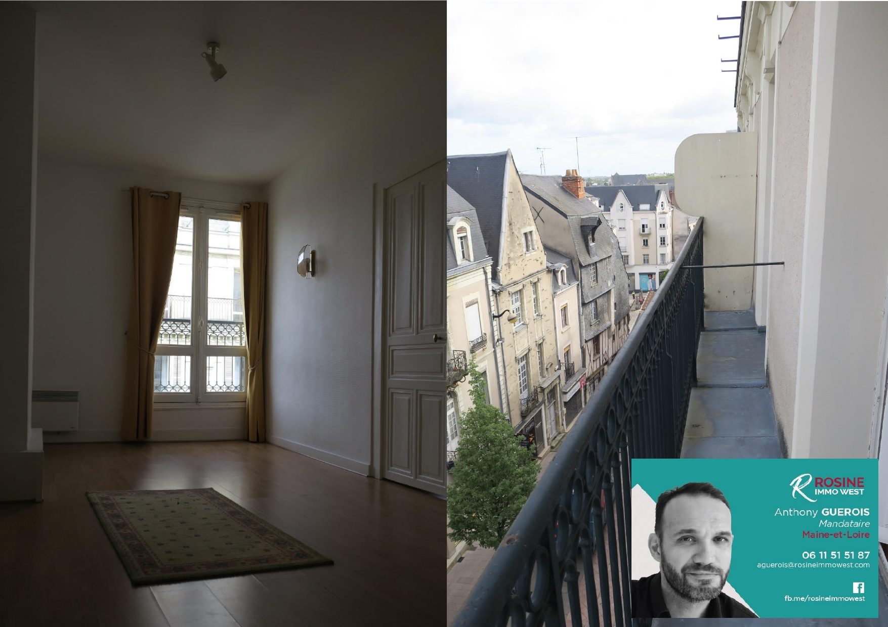 Location annuelle Appartement ANGERS 49000 Maine et Loire FRANCE