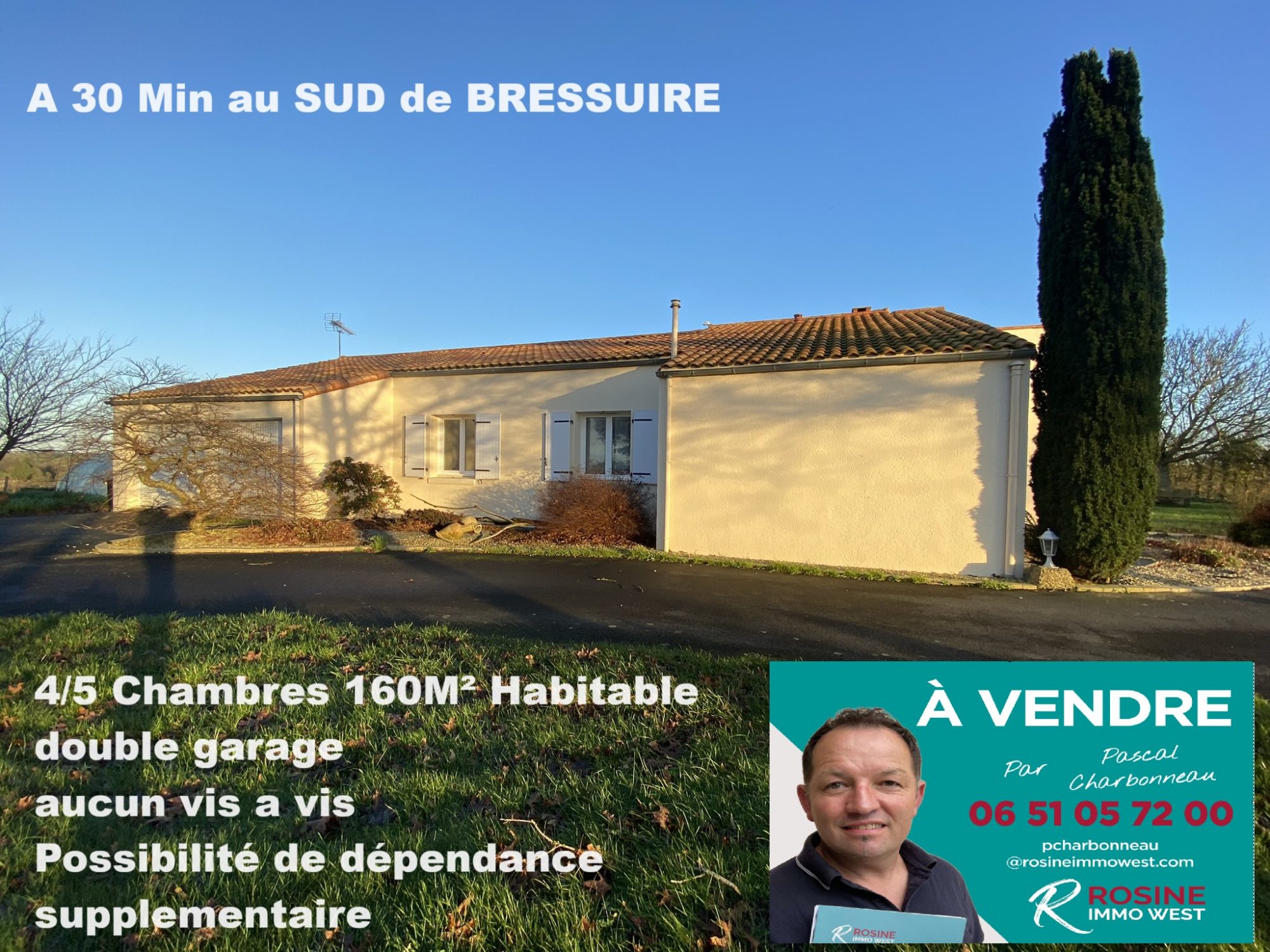Vente Maison 160m² 7 Pièces à Bressuire (79300) - Rosine Immo West