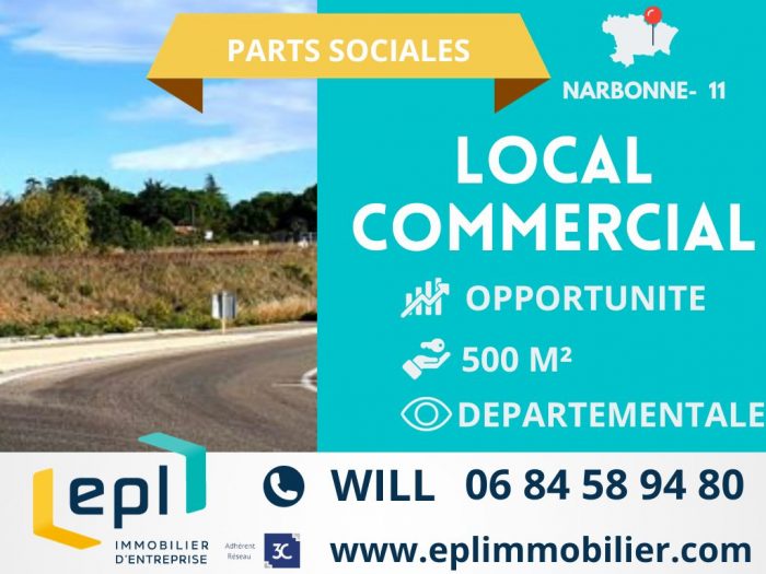 Local commercial à vendre, 500 m² - Lézignan-Corbières 11200