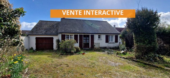 Maison plain-pied à vendre, 3 pièces - Mont-près-Chambord 41250