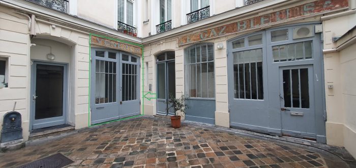 Location local commercial sur cour de 91m² Bd Richard Lenoir 75011 PARIS