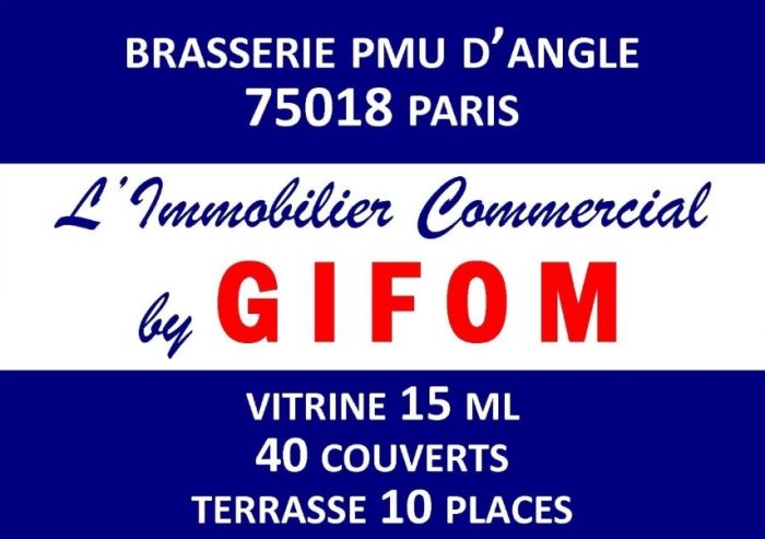 Vente Fondsde commerce  bar brasserie PMU 75018 PARIS.