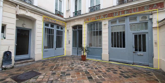 Vente local commercial sur cour de 91m² Bd Richard Lenoir 75011 PARIS