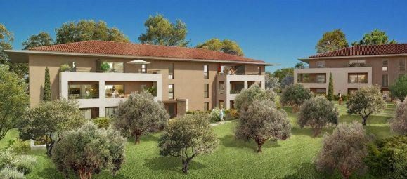 T3 de 66.47 m² avec sa Terrasse de 12 m² et une place de parking - 13100 Aix en Provence