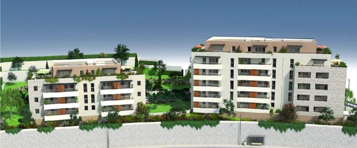 Photo 3 pièces de 62m2 avec son balcon de 6m2 et sa place de parking en sous-sol - Marseille 11eme image 3/3