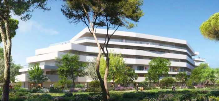 T2 de 41,42 m² avec Terrasse de 13,33 m² et Parking privatif - Marseille 8ème