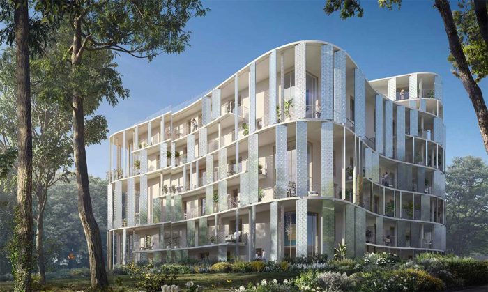 T2 Duplex de 44,60m² avec deux balcons de 3,6m² chacun et place de parking privative en sous-sol - Marseille 13008